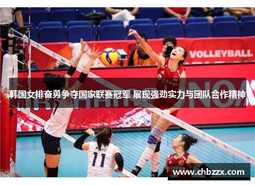 韩国女排奋勇争夺国家联赛冠军 展现强劲实力与团队合作精神